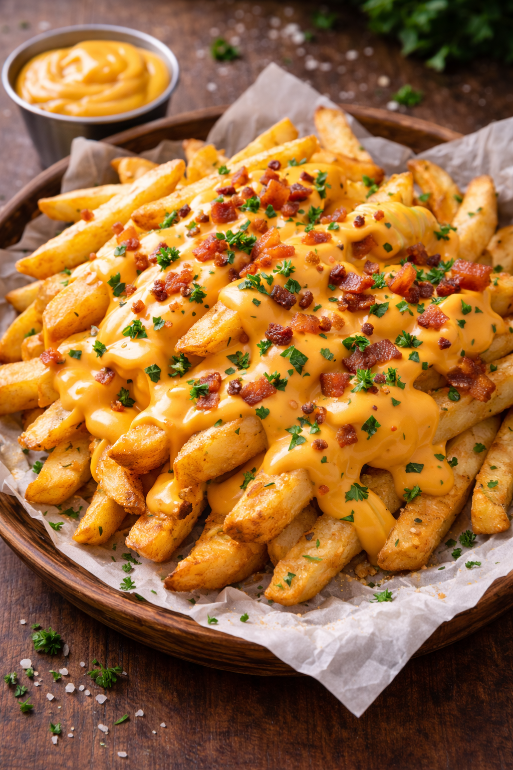 Cheddar Soslu Patates